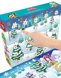 Play-Doh Advent Calendar Toy for Kids 3 Years and Up with Over 24 Surprise Accessories, Playmats, and 24 Cans, Assorted Colors, Non-Toxic
