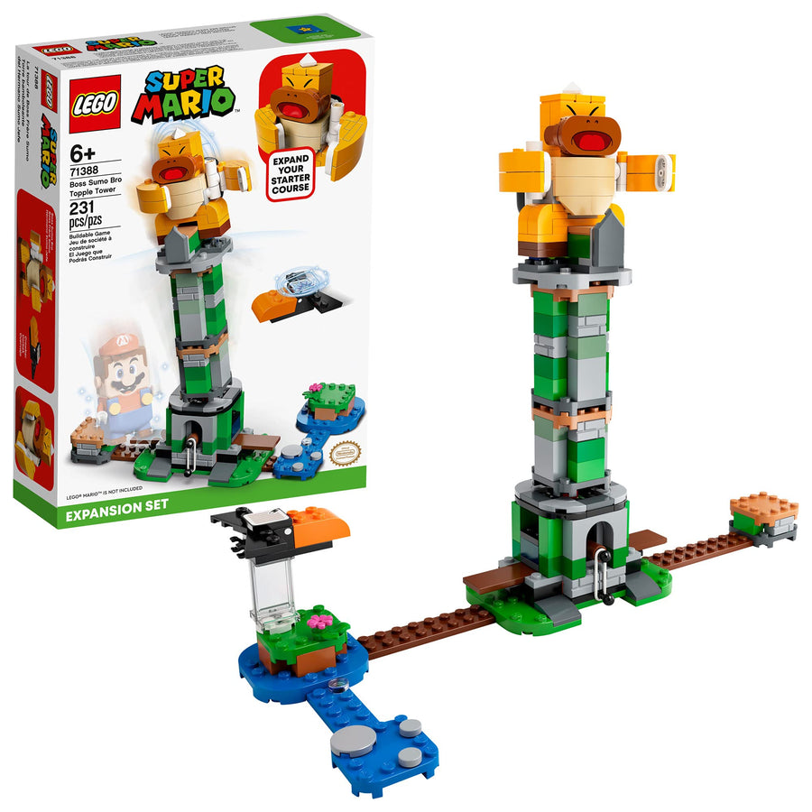 LEGO Super Mario Boss Sumo Bro Topple Tower Expansion Set 71388 Building Kit; Collectible Toy for Kids; New 2021 (231 Pieces)