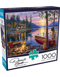 Buffalo Games - Darrell Bush - Canoe Lake - 1000 Piece Jigsaw Puzzle
