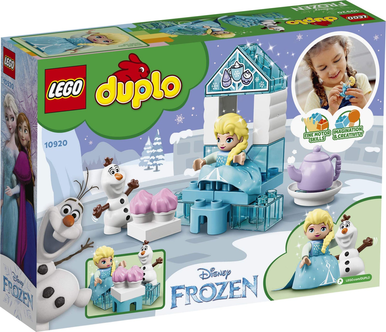 LEGO DUPLO Disney Frozen Toy Featuring Elsa and Olaf's Tea Party 10920 Disney Frozen Gift for Kids and Toddlers (17 Pieces)