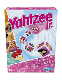 Hasbro Gaming Yahtzee Jr.: Disney Princess Edition Board Game for Kids Ages 4 and Up, for 2-4 Players, Counting and Matching Game for Preschoolers (Amazon Exclusive)
