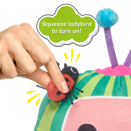 WOW! PODS Stuff CoComelon Toys Musical Sleep Soother | Pre-School Learning Plush Toy That Plays 6 Bedtime Songs Plus Night Light | for Toddlers, Girls and Boys | Ages 2+