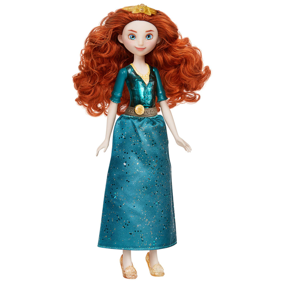 Disney Princess Royal Shimmer Merida Doll, Fashion Doll with Skirt and Accessories, Toy for Kids Ages 3 and Up