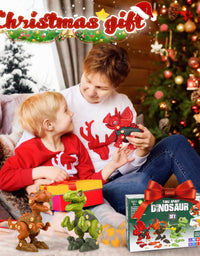 Sanlebi Toy for 4 5 6 Year Old Boys Take Apart Dinosaur Toys for Kids Building Toy Set with Electric Drill Construction Engineering Play Kit STEM Learning for Boys Girls Age 3 4 5 Year Old

