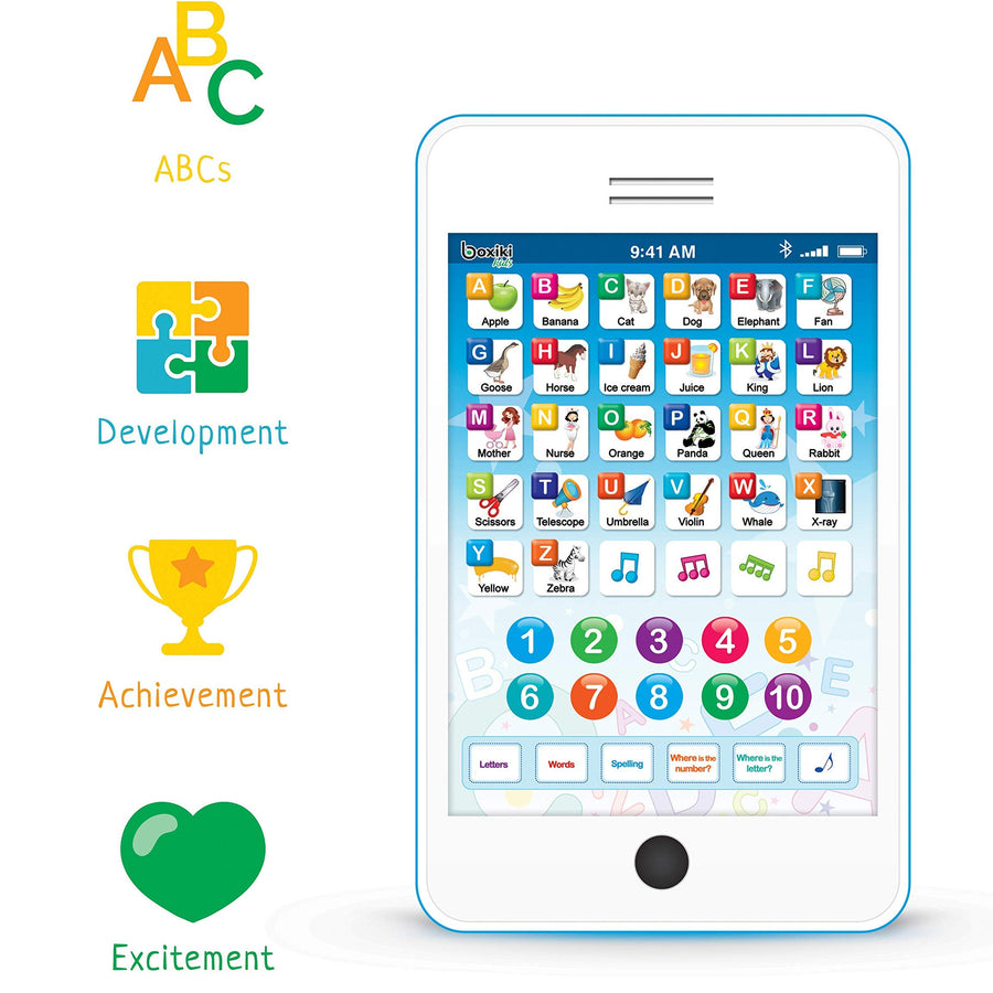 Learning Pad / Kids Phone with 6 Toddler Learning Games. Touch and Learn Toddler Tablet for Numbers, ABC and Words Learning. Educational Learning Toys for Boys and Girls - 3 Year Old