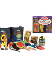 Melissa & Doug Deluxe Solid-Wood Magic Set With 10 Classic Tricks

