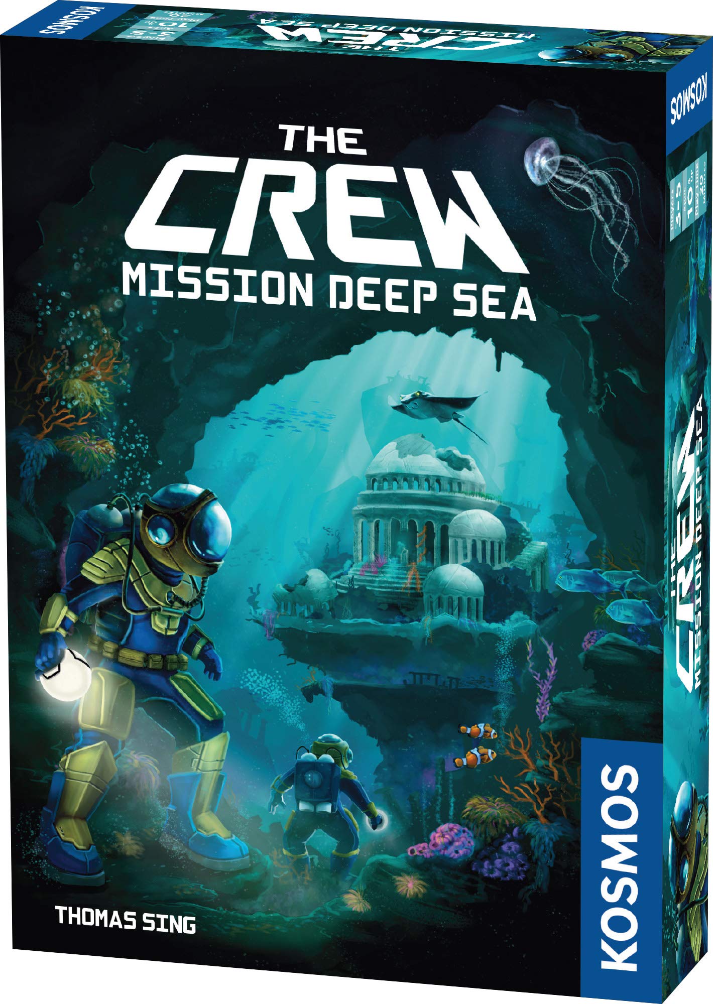 The Crew - Mission Deep Sea | Card Game | Cooperative Deep Sea Exploration | 2 to 5 Players | Ages 10 and up | Trick-Taking | 32 Levels of Difficulty | Endless Replayability