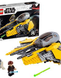 LEGO Star Wars Anakin’s Jedi Interceptor 75281 Building Toy for Kids, Anakin Skywalker Set to Role-Play Star Wars: Revenge of The Sith and Star Wars: The Clone Wars Action (248 Pieces)
