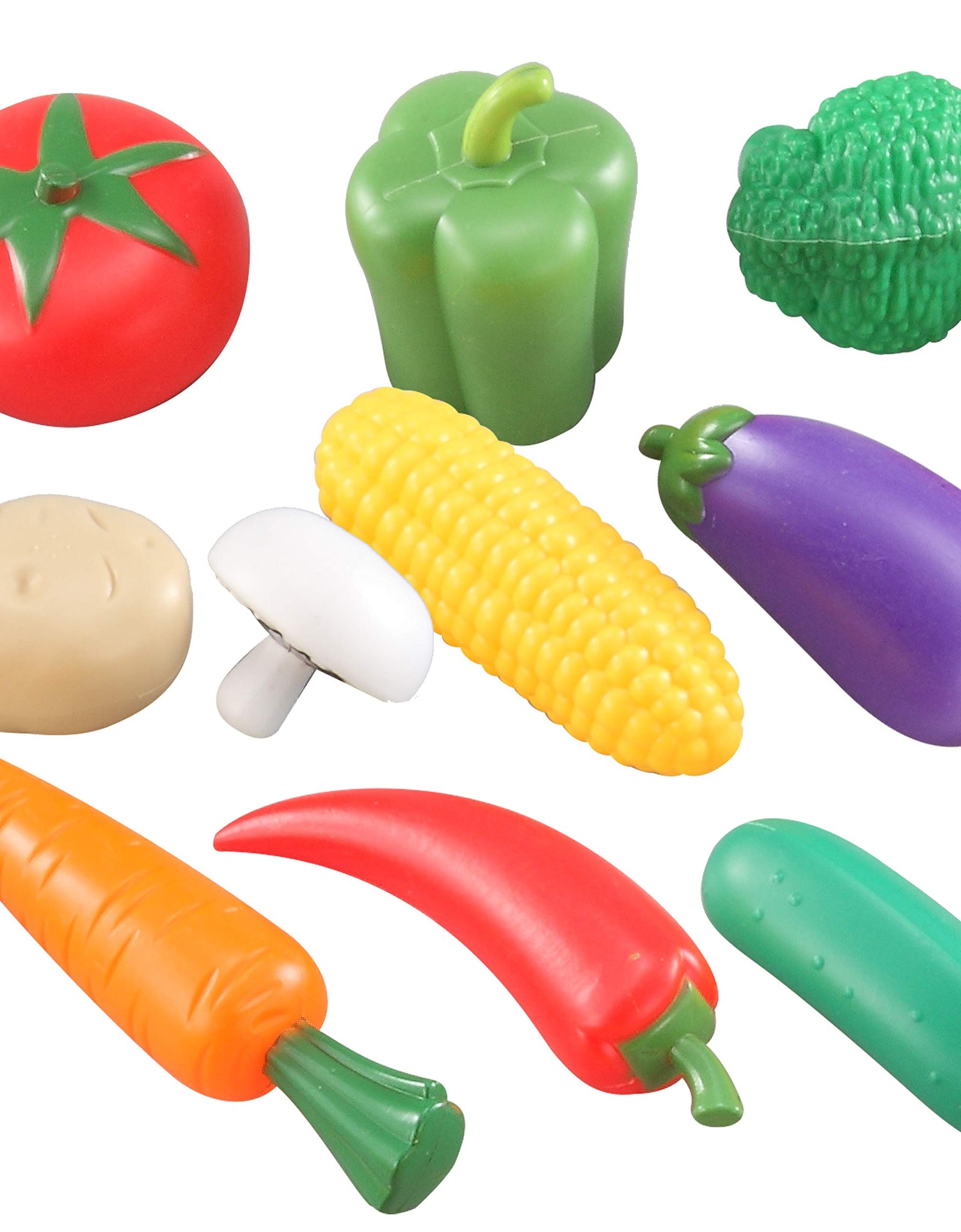 JOYIN 50 Pieces Kids Plastic Play Food Toys, Fake Food, Pretend Kitchen Playset, Toddler Imaginative Development Toys, Fun Educational Game Accessories, Bithday Gifts Party Supplies