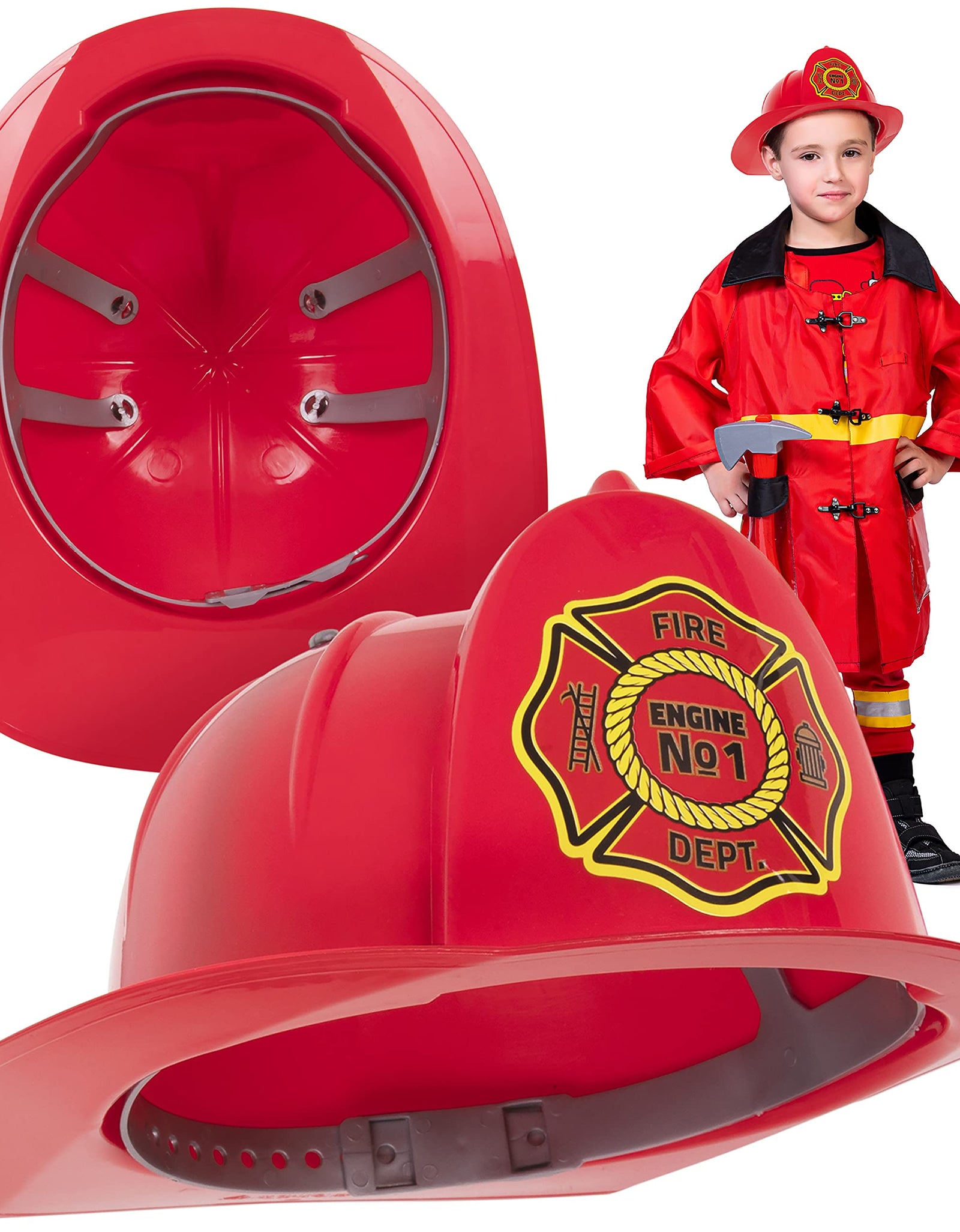 Fireman Hat Pretend & Play Perfect For Dress Up Fun