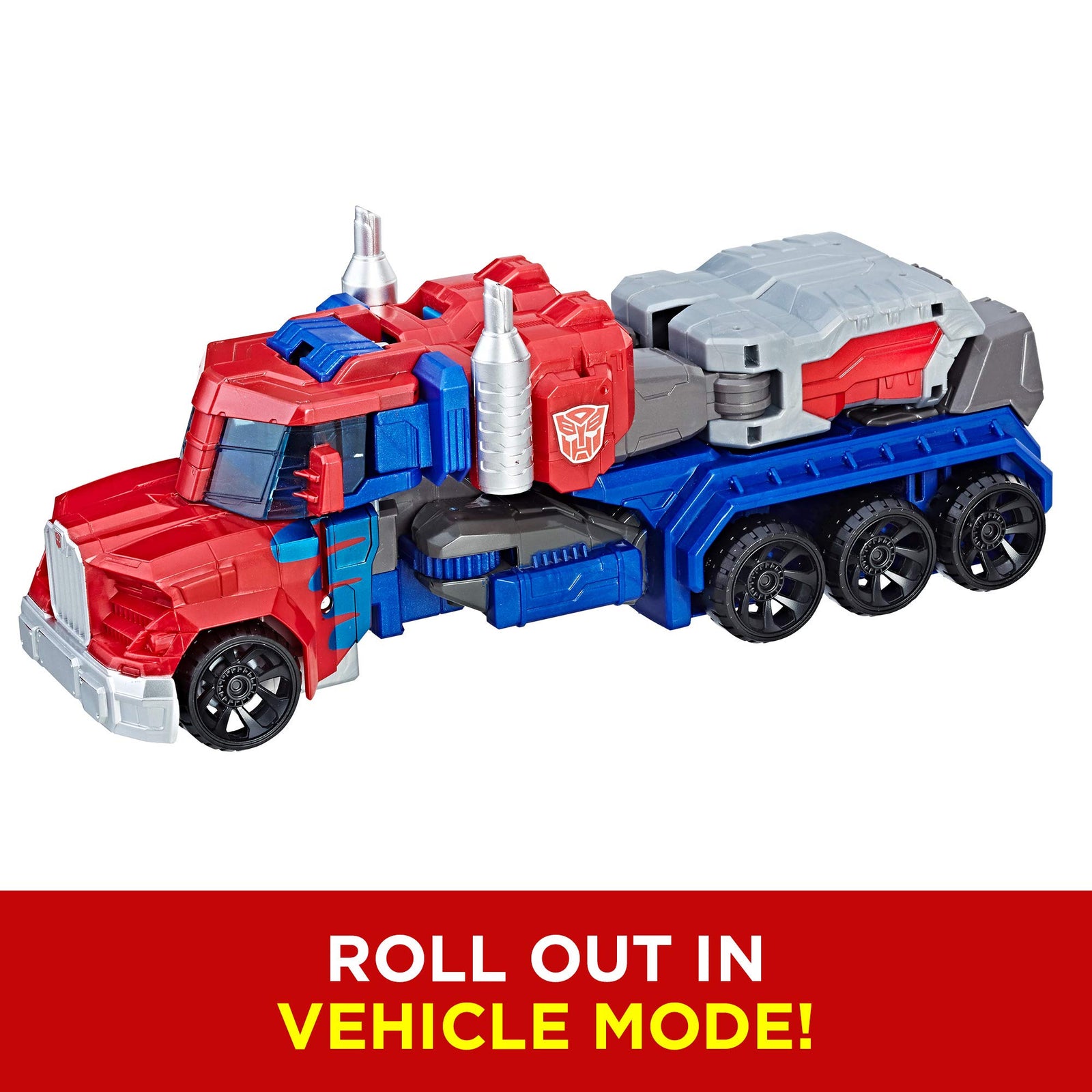 Transformers Toys Heroic Optimus Prime Action Figure - Timeless Large-Scale Figure, Changes into Toy Truck - Toys for Kids 6 and Up, 11-inch(Amazon Exclusive)
