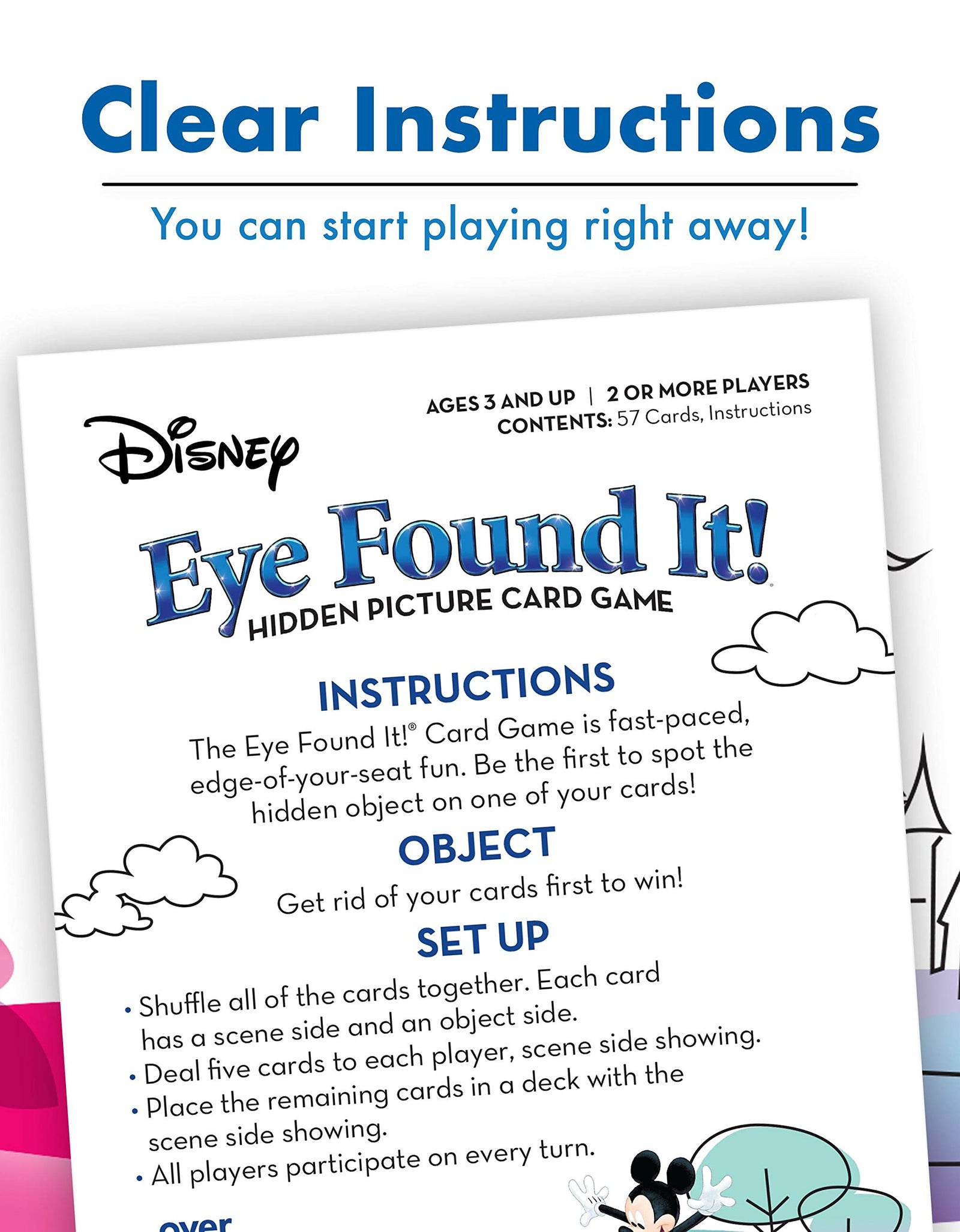 Ravensburger World of Disney Eye Found It Board Game for Boys and Girls Ages 4 and Up - A Fun Family Game You'll Want to Play Again and Again