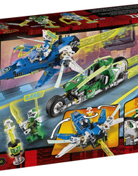 LEGO NINJAGO Jay and Lloyd’s Velocity Racers 71709 Building Kit for Kids and Hot Toys (322 Pieces)
