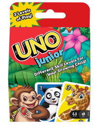 Mattel UNO Junior Card Game with 45 Cards, Gift for Kids 3 Years Old & Up
