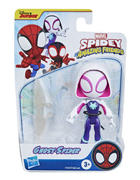 Marvel Spidey and His Amazing Friends Ghost-Spider Hero Figure, 4-Inch Scale Action Figure, Includes 1 Accessory, for Kids Ages 3 and Up
