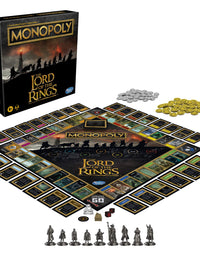 Hasbro Gaming Monopoly: The Lord of The Rings Edition Board Game Inspired by The Movie Trilogy, Play as a Member of The Fellowship, for Kids Ages 8 and Up (Amazon Exclusive)

