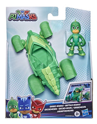 PJ Masks Gekko-Mobile Preschool Toy, Gekko Car with Gekko Action Figure for Kids Ages 3 and Up
