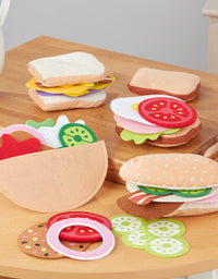 Melissa & Doug Felt Food Sandwich Play Food Set (33 pcs)
