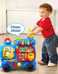 VTech Sit-to-Stand Ultimate Alphabet Train, Blue
