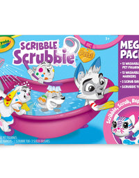 Crayola Scribble Scrubbie Pets Mega Pack, Animal Toy for Kids, Gift, Age 3+
