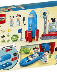 LEGO Disney Mickey and Friends Mickey Mouse & Minnie Mouse’s Space Rocket 10774 Building Kit; A Cool Set for Kids; New 2021 (88 Pieces)
