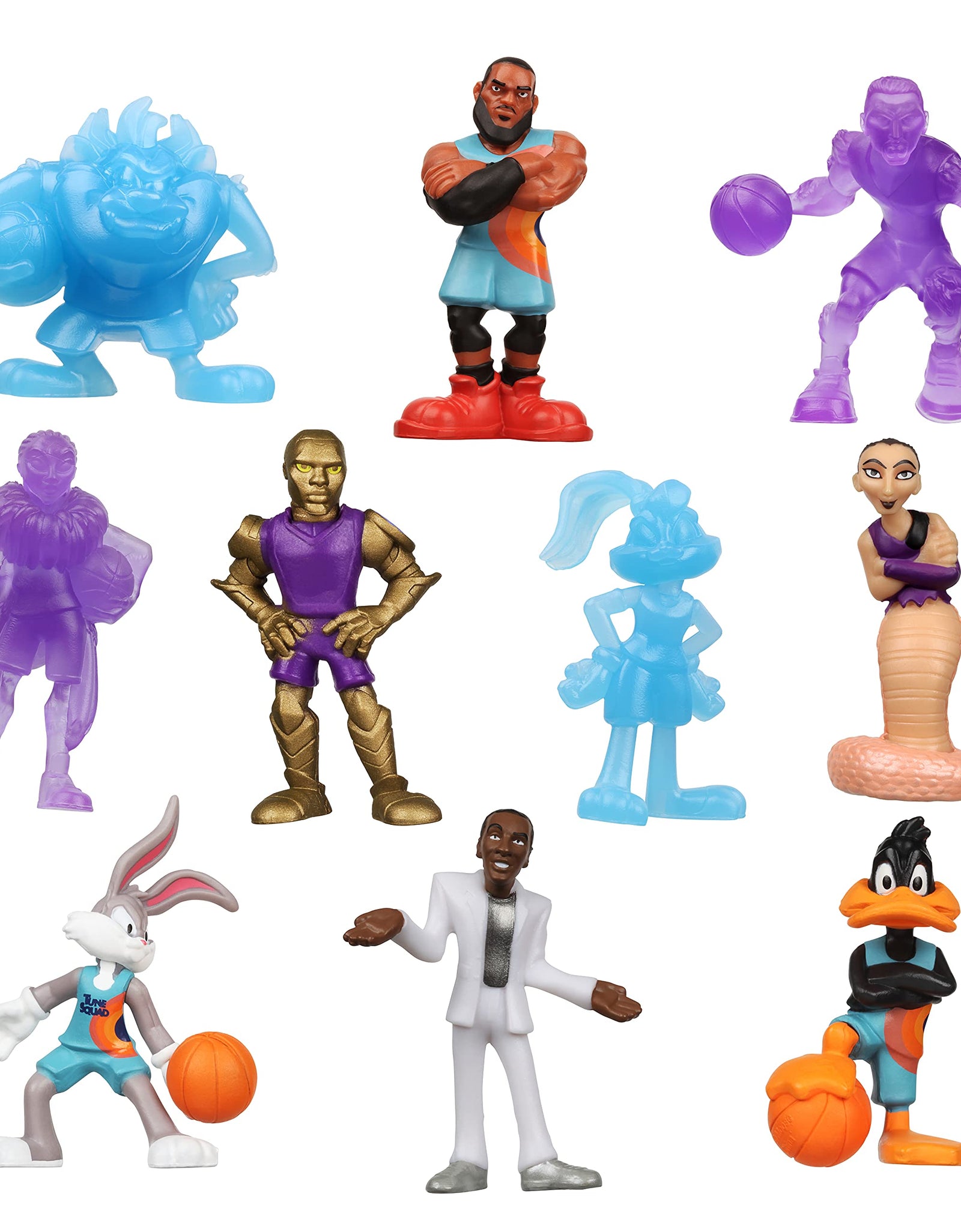 Moose Toys Space Jam: A New Legacy - 2" Collectible 10 Pack Mini Figures with Basketball Bases | Amazon Exclusive