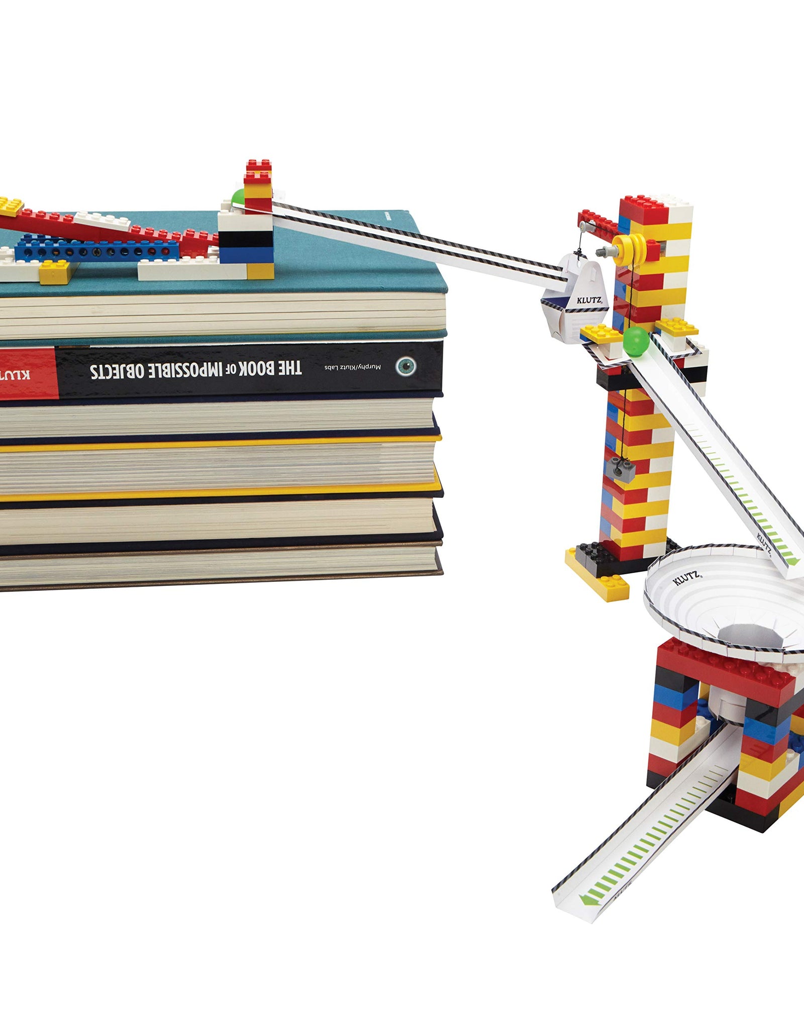 LEGO Chain Reactions (Klutz Science/STEM Activity Kit), 9" Length x 1.06" Width x 10" Height