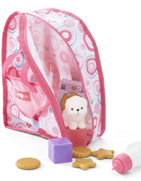You & Me Travel Baby Doll with Backpack
