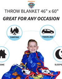 Franco Kids Bedding Super Soft Plush Throw Blanket, 46" x 60", Paw Patrol
