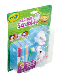 Crayola Scribble Scrubbie Safari 2 Pack Animal Toy Set Age 3+ , Zebra/Bird
