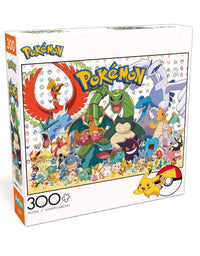 Buffalo Games - Pokémon - Fan Favorites - 300 Large Piece Jigsaw Puzzle Multicolor, 21.25"L X 15"W
