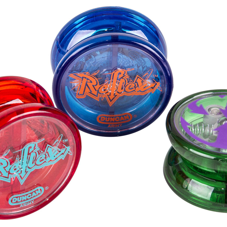 Duncan Toys Reflex Auto Return Yo-Yo, Beginner String Trick Yo-Yo, 1 Yo-Yo, Colors May Vary