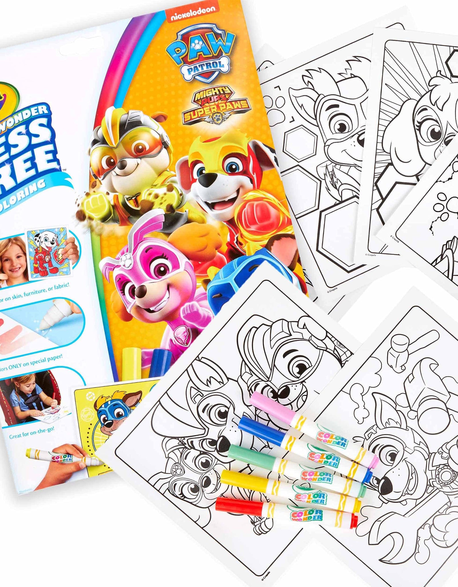 Crayola Paw Patrol Color Wonder, Mess Free Coloring Pages & Markers, Styles May Vary, Gift