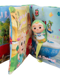 CoComelon Nursery Rhyme Singing Time Plush Book, Featuring Tethered JJ Plush Character Toy, for JJ’s Daily Musical Adventures – Books for Babies and Young Children
