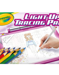 Crayola Light Up Tracing Pad Pink, Gifts for Girls & Boys, Age 6, 7, 8, 9
