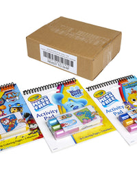 Crayola Baby Shark, Paw Patrol & Blues Clues, 3 Color Wonder Mess Free Coloring Pads & Markers, Stocking Stuffers, Kids Gifts
