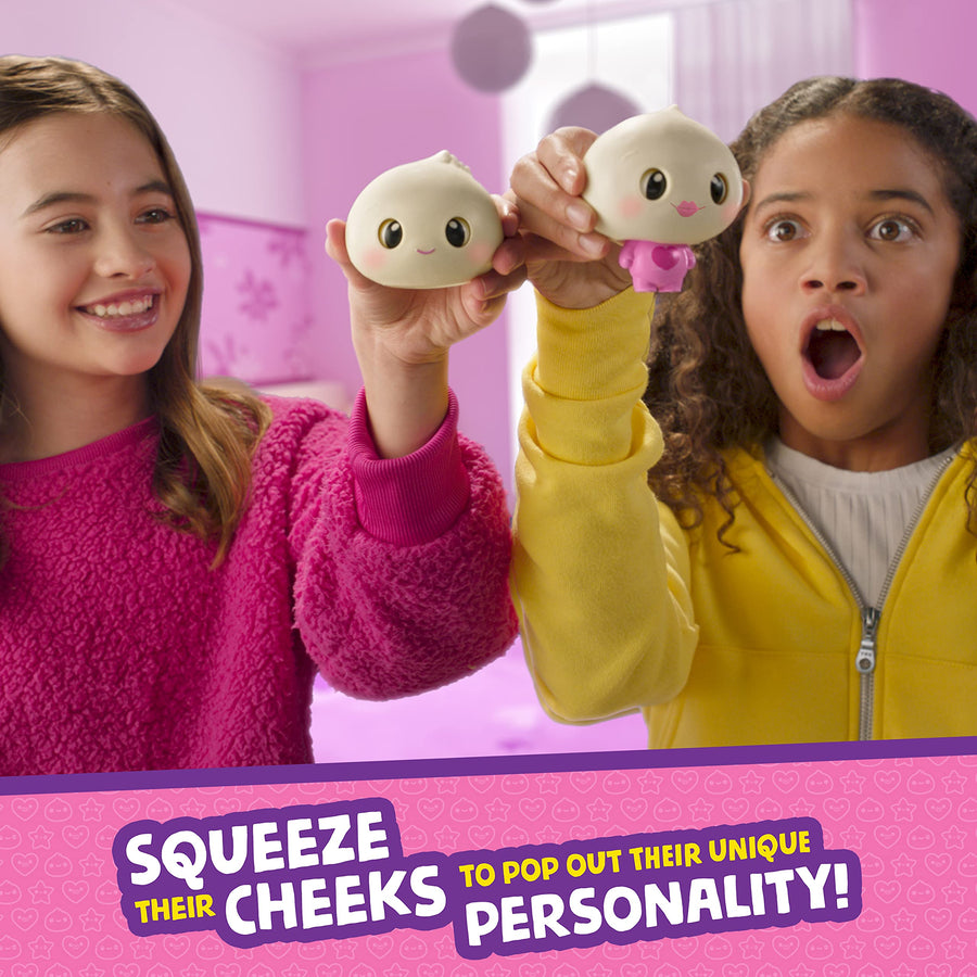 My Squishy Little Dumplings – Interactive Doll Collectible With Accessories – Dee (Pink)