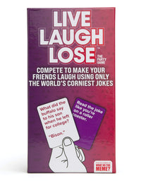 Live Laugh Lose - The Party Game Where You Compete to Make Corny Jokes Funny - by What Do You Meme?
