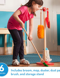 Melissa & Doug Let's Play House Dust! Sweep! Mop! 6 Piece Pretend Play Set
