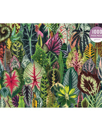 Galison Houseplant Jungle 1000 Piece Jigsaw Puzzle for Adults – Plant Jigsaw Puzzle with Mix of Succulents & Other Household Plants – Fun Indoor Activity, Multicolor
