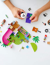 LEGO Friends Panda Jungle Tree House 41422 Building Toy; Includes 3 Panda Minifigures for KidsWho Love Wildlife Animals Friends Mia and Olivia (265 Pieces)
