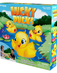 Pressman Lucky Ducks -- The Memory and Matching Game that Moves, 5"
