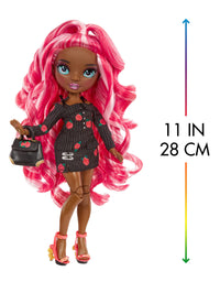 Rainbow High Series 3 Daria Roselyn Fashion Doll – Rose (Pinkish Red) with 2 Designer Outfits to Mix & Match with Accessories, Gift for Kids and Collectors, Toys for Kids Ages 6 7 8+ to 12 Years Old
