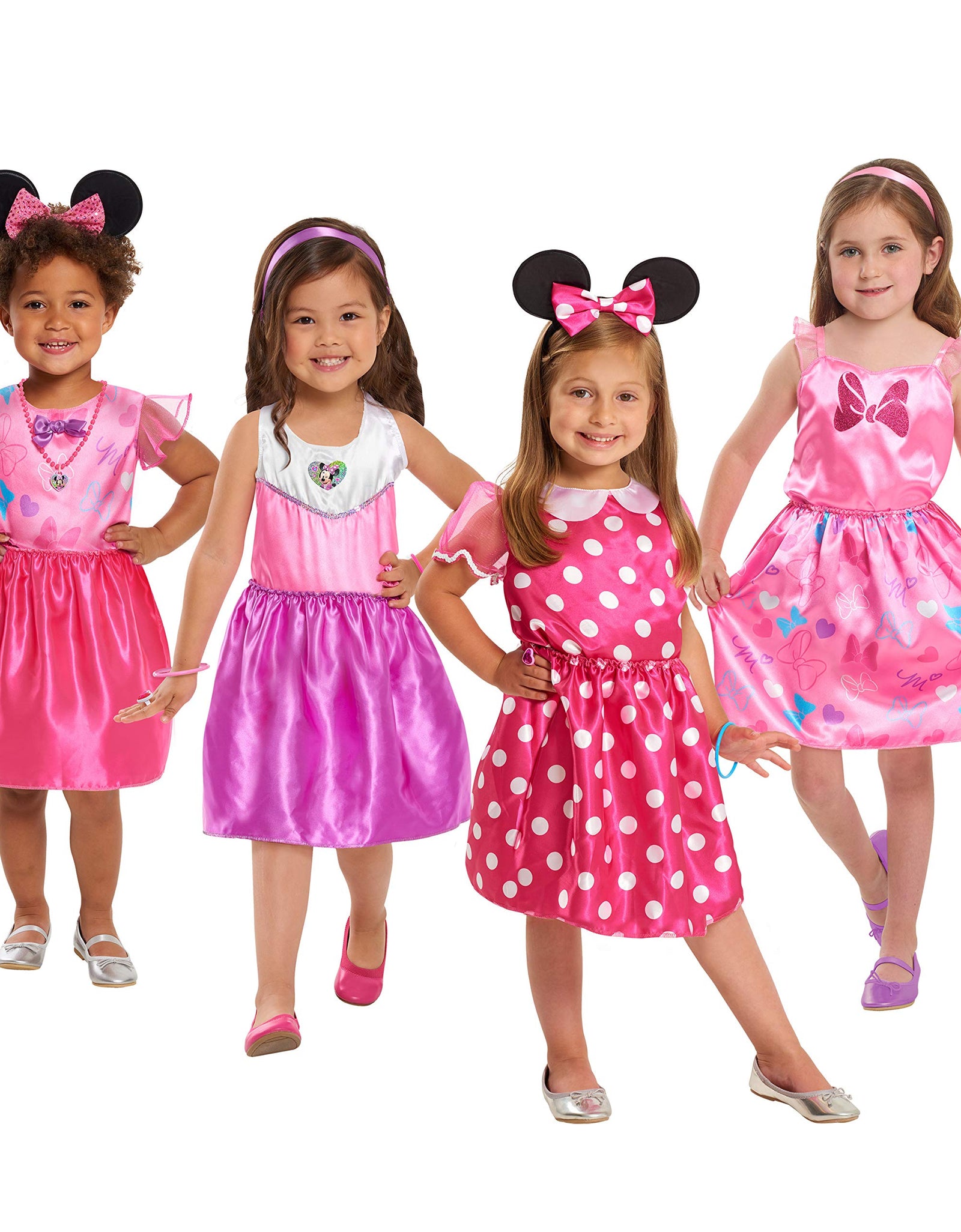 Disney Junior Minnie Mouse Bowdazzling Dress Up Trunk Set, 21 Pieces, Size 4-6x, Amazon Exclusive, by Just Play