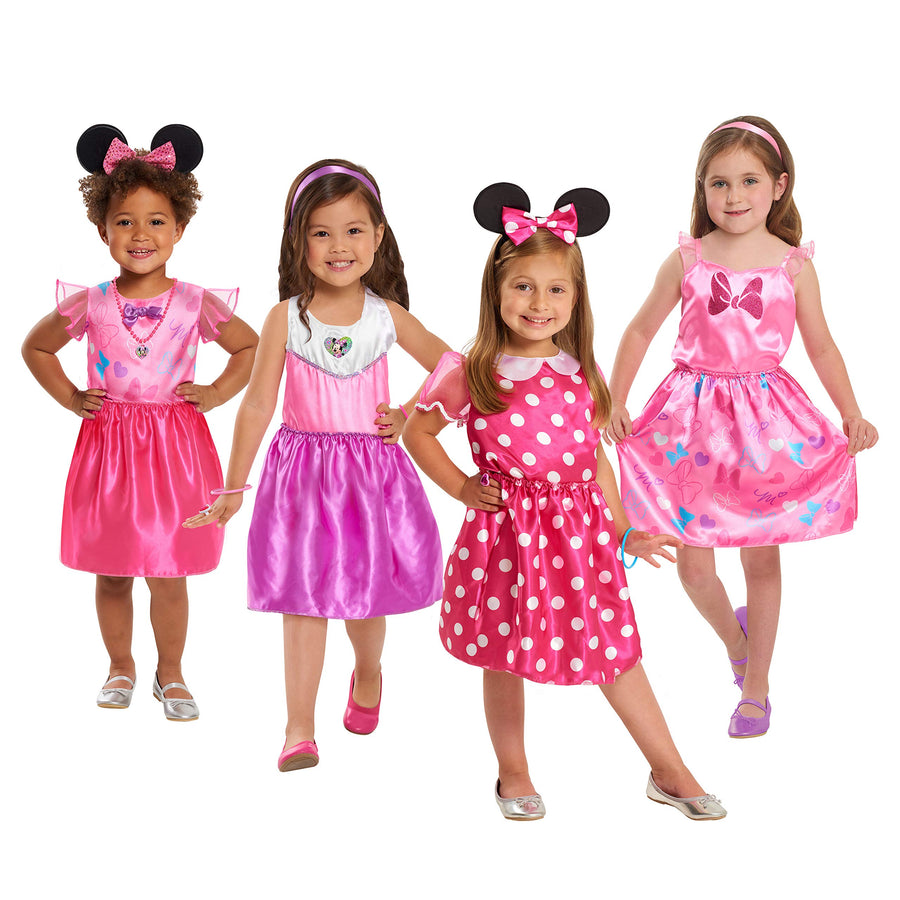 Disney Junior Minnie Mouse Bowdazzling Dress Up Trunk Set, 21 Pieces, Size 4-6x, Amazon Exclusive, by Just Play