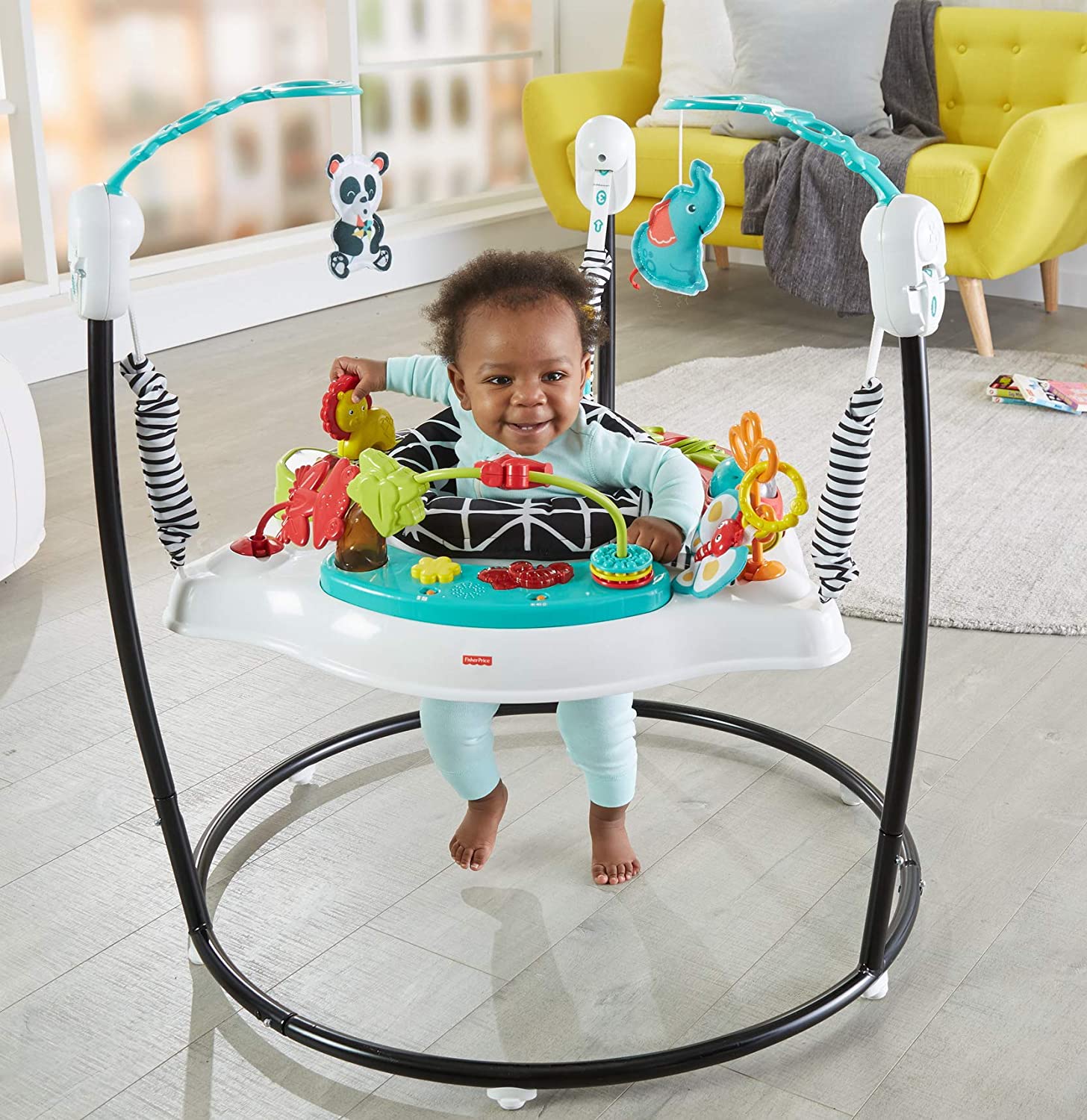 Fisher-Price Animal Wonders Jumperoo, White