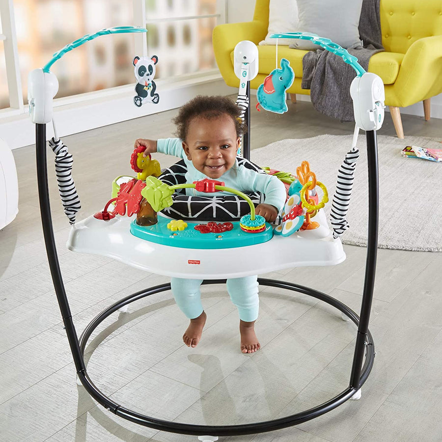Fisher-Price Animal Wonders Jumperoo, White