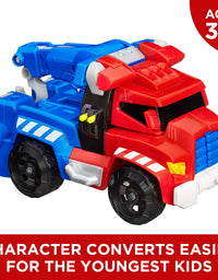 Playskool Heroes Transformers Rescue Bots Optimus Prime Action Figure, Ages 3-7 (Amazon Exclusive)
