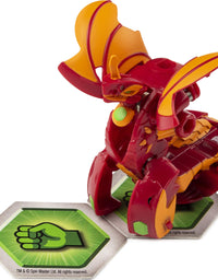 Bakugan, Baku-Storage Case with Dragonoid Collectible Action Figure and Trading Card, Red
