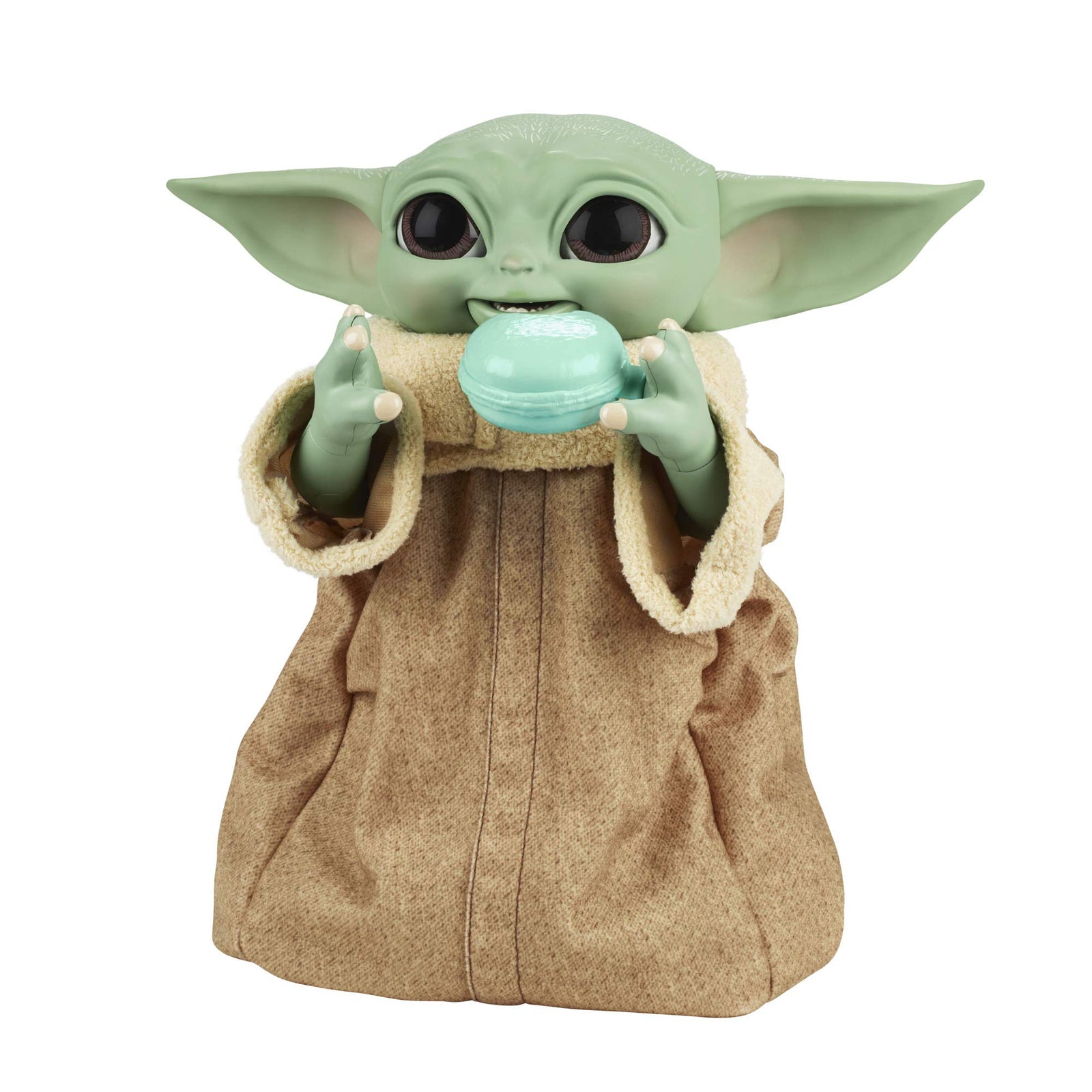 Star Wars Galactic Snackin’ Grogu 9.25-Inch-Tall Animatronic Toy with Over 40 Sound and Motion Combinations and Interactive Accessories,F2849